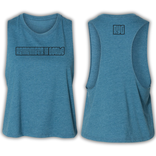 Remember Your Goals Crop Tank