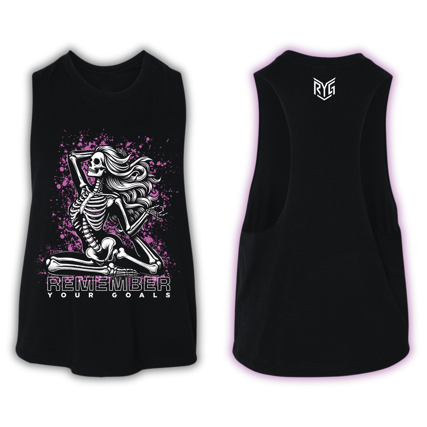 Yoga Splatter Women's Crop Tank